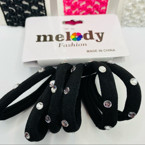 Headbands with Rhinestones and ponytail holders ! - Picture 5 of 14